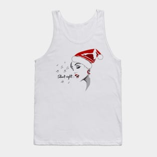 Silent night woman Tank Top